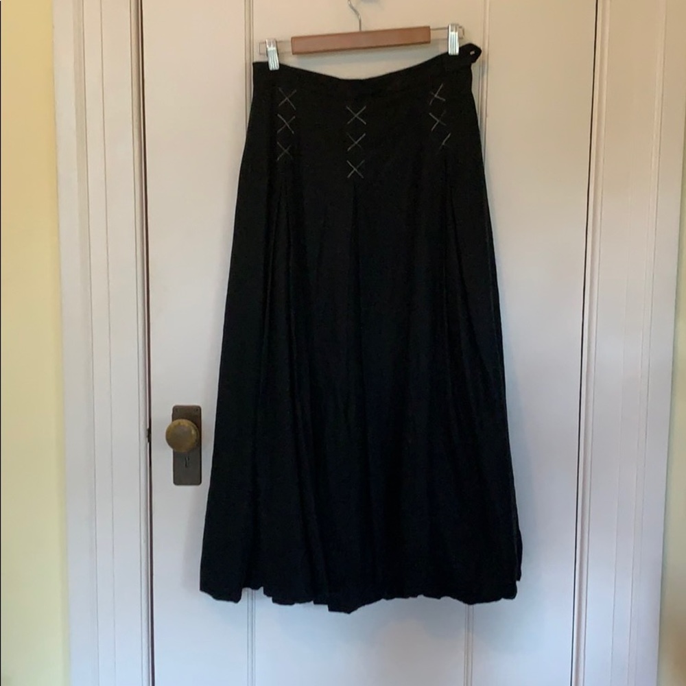 Black Voluminous Skirt
